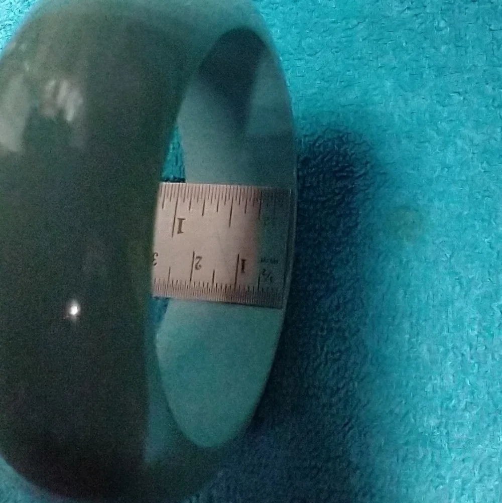 Elegant Turquoise Blue Large Bangle Bracelet vintage